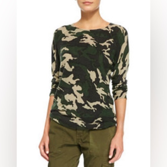 Zadig & Voltaire
Cash­mere Camo Print Raglan Sweater (T1) - Picture 1 of 6